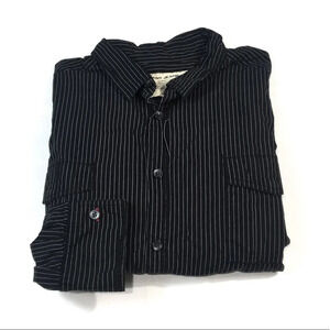 BF122 Striped DKNY Designer Button Shirt XXL